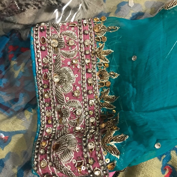 Indian Pakistani bridal maxi evening gown - Picture 9 of 9